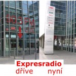 Prosklené studio Expresradia, Karla Engliše 11, Praha 5 - Smíchov. Stav v roce 2006 a 2011 po odstěhování.