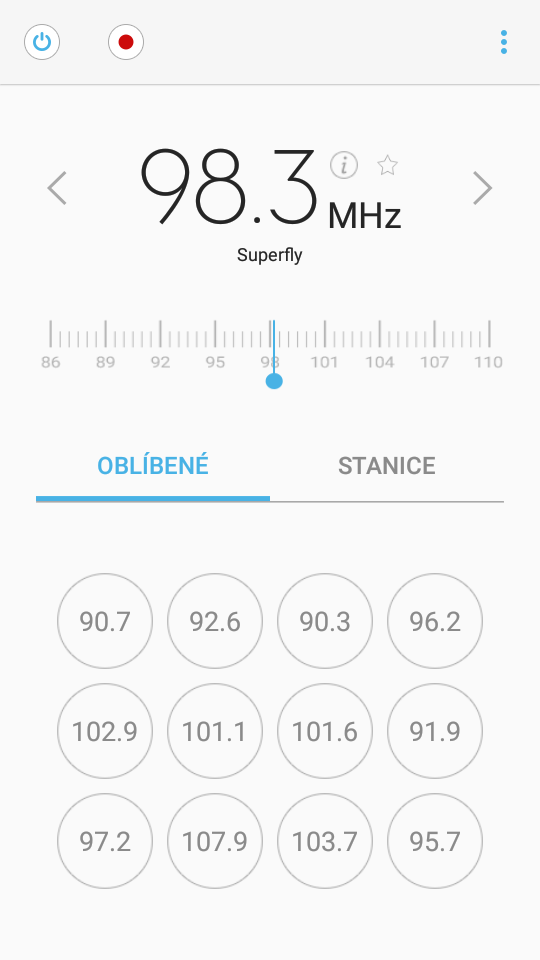 Superfly 98,3 - příjem na Třebíčsku 24.03.2018