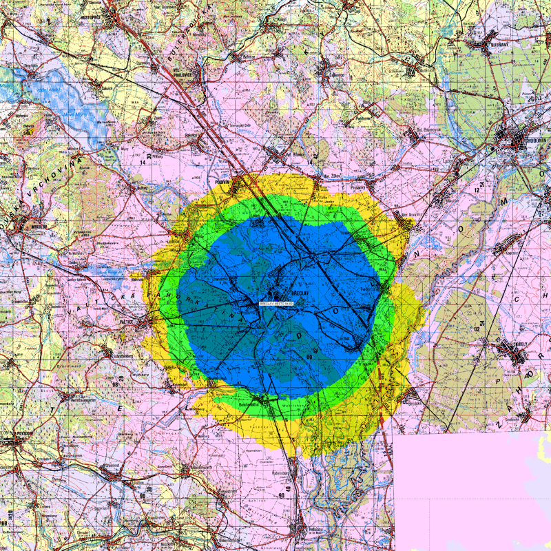 mapka Beclav/ul. Jana Palacha 34 158+40m (EfV=+44m) itu370ca