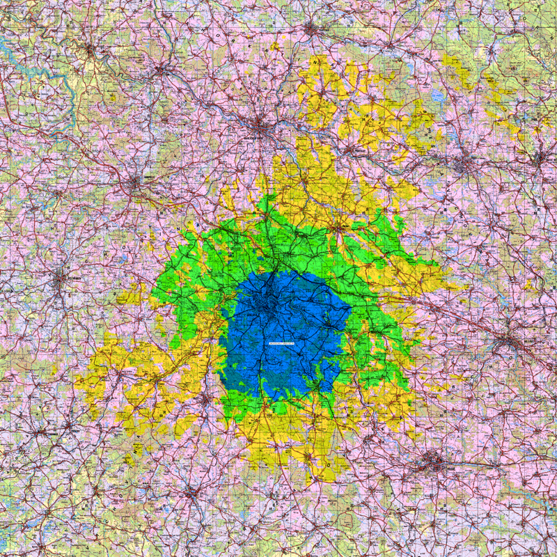 mapka Jihlava-Hol vrch 107,7 MHz/500W itu370ca