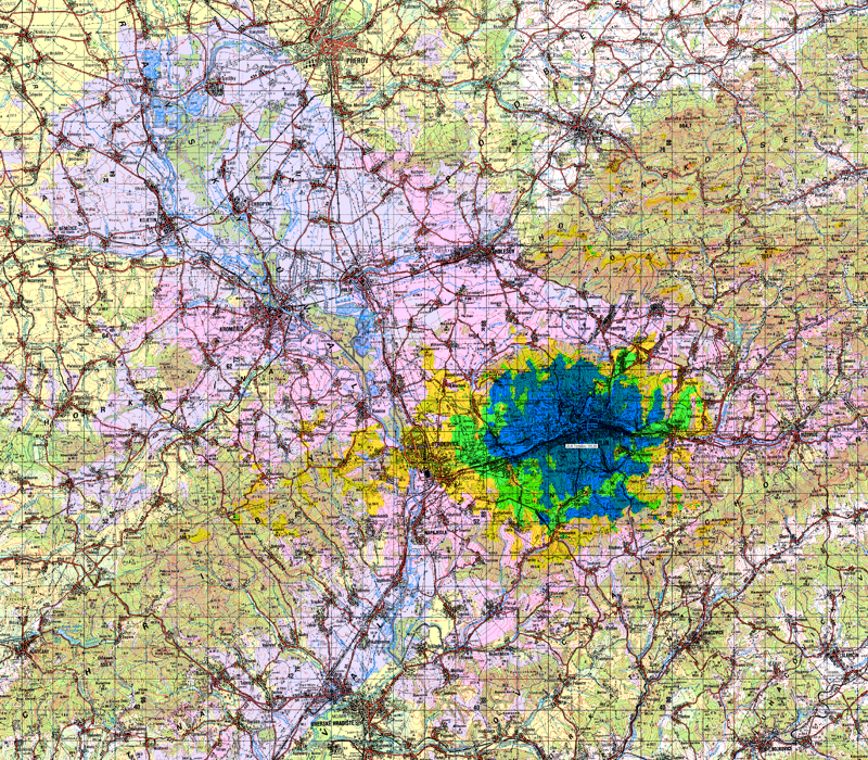 mapka Zln/ul. U Lomu 638 (hotel Tomov) 307+20m (EfV=+111m), ERP 50W N, metodika itu370ca