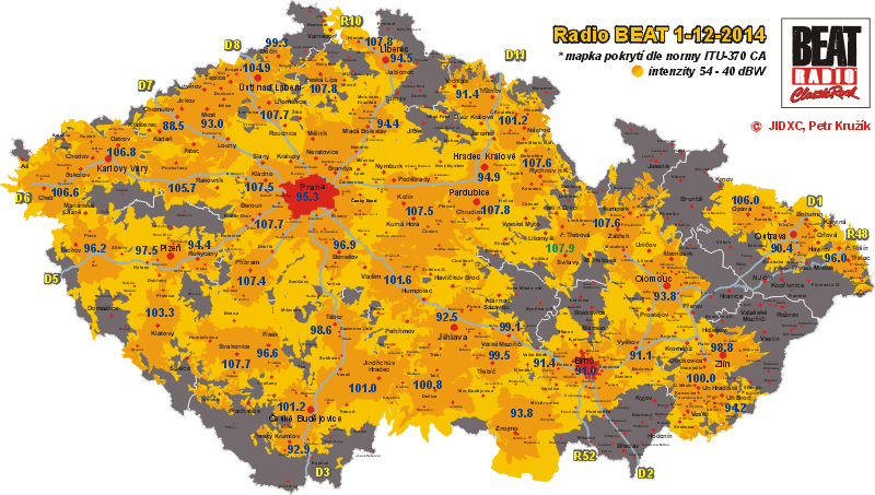 Pokryt Radia BEAT 12/2014