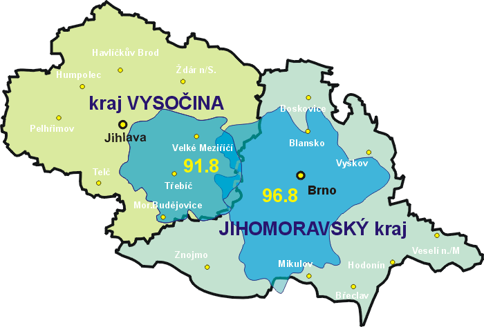 Pokryt Radia Hey Brno
