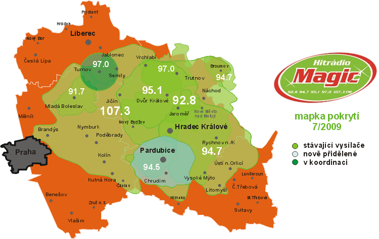 mapka pokryt Hitradia Magic 7/2009