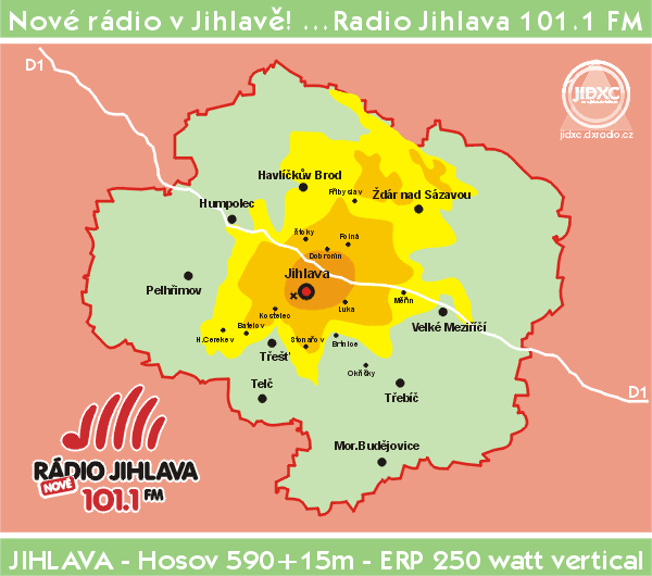 Radio Jihlava - pokryt