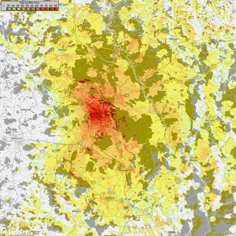 mapka 200W ERP D=70 pro: Psek/Hradisk vrch 441+20m