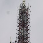 Brno - Hády - detail hlavní vysílací soustavy